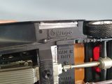 a close up of a toy truck with a tire on it