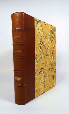 an image of a brown book with a yellow cover on a white background