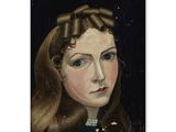 portrait of a young girl with a pearl necklace and a pearl necklace