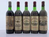 plusieurs bouteilles de vin sont alignées sur une table