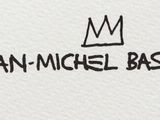 a close up of a piece of paper with a crown on it