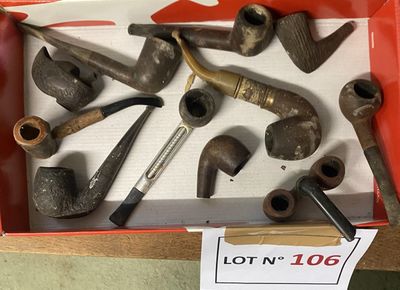 a lot of pipes in a box with a lot of them