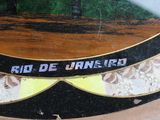 a picture of a close up of a surfboard on a table