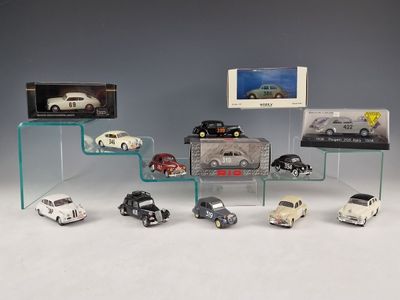 a lot of toy cars that are sitting on a shelf