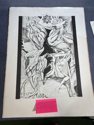 un dessin en noir et blanc représentant un homme à cheval