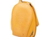louis vuitton yellow epi leather backpack bag