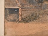 a picture of a painting of a man with a horse