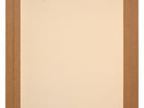 an empty piece of cardboard with a piece of paper attached to it