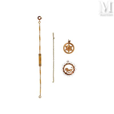 a picture of a set of jewelry on a white background