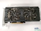 a close up of a video card with a fan on top of it