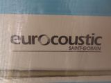 a close up of a box with a logo on it