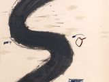 une image représentant un dessin en noir et blanc d'une route sinueuse