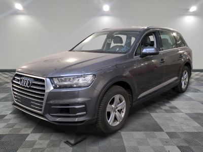 2020 audi qxv in a showroom with a checkered floor