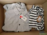 une boîte contenant des vêtements