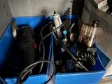 a blue box filled with different types of tools