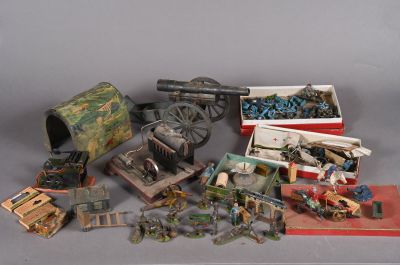 a lot of toys that are sitting on a table