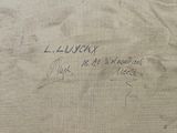 a picture of a close up of a piece of cloth with writing on it