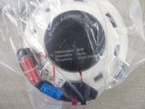 a close up of a speaker in a plastic bag
