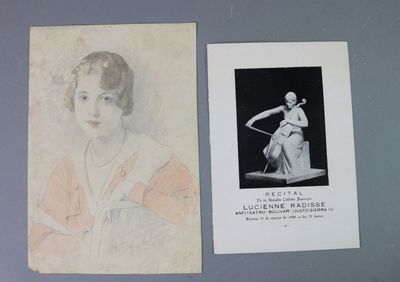 une vieille photo d'une femme tenant une raquette de tennis à côté d'une photo d'une femme