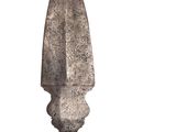 an image of a knife on a stand on a white background