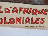 a sign that says red afrique coloniales on it