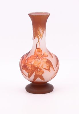 GALLE Dans le gout de Vase de forme balustre en verre multi-…