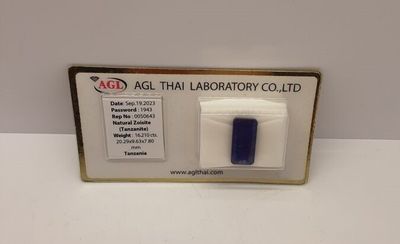 Tanzanite triple A. 16,210 carats.