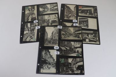 Limoges Rue de la Boucherie .30 cartes( 3 feuilles)