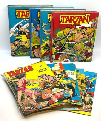 TARZAN - Tout en couleurs. Ensemble d’environ 32 albums mens…