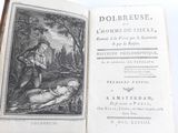 an open book with a picture of a man and a woman on it
