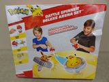 pokemon battle spinner deluxe arena set with pikachu and pikachu
