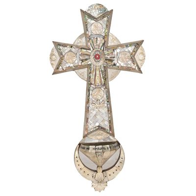 an image of a cross with a cross on top of it