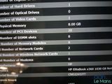 a lot of information on the screen of the computer