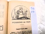 un livre ouvert avec l'image d'un homme et d'un chien