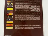 the back cover of a book on a white surface