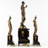 Ensemble de cheminée en trois pièces, « Amphitrite », compos… (photo 4)
