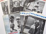 several old black and white photographs of women in old fashion