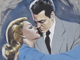 an image of a painting of a man and a woman hugging
