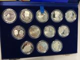 the royal mint coin set is in its presentation box