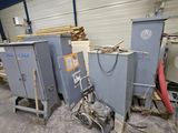 many different types of electrical equipment in a warehouse