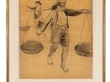 an image of a drawing of a man holding a balance scale