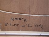 a picture of a wooden box with a rope on it
