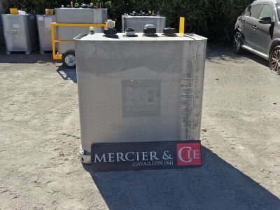 an image of a refrigerator and other appliances in a parking lot