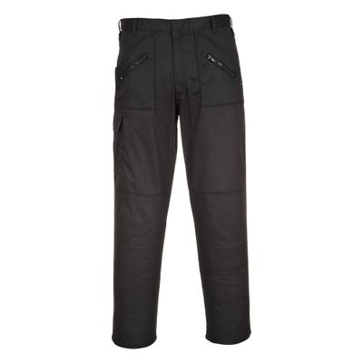 une photo d'un pantalon cargo noir sur fond blanc
