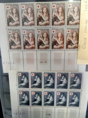 Croix Rouge 1006 - 1007 NSC cote 300 €