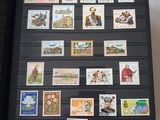 a picture of a picture of a collection of stamps
