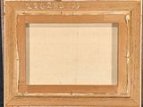 an old picture of a picture frame with a picture of a bird on it