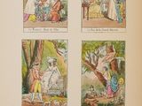 un vieux livre contenant des illustrations représentant des personnes dans diverses situations