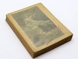 an old book with a picture of a woman on it