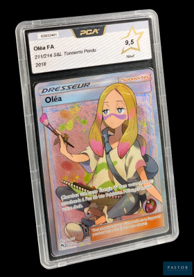 une image représentant une carte à collectionner Pokémon sur laquelle figure une jeune fille tenant un pinceau